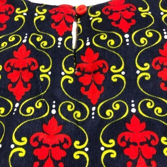 J. Khaki girls corduroy dress, navy blue/red/green - Picture 5 of 5